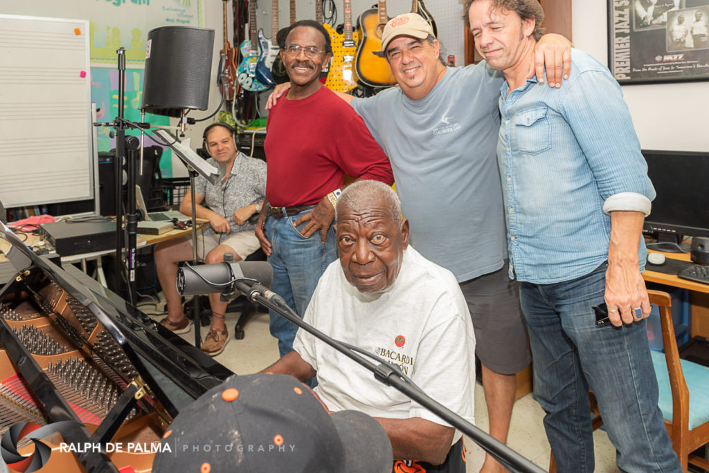 Recording at Bahama Village Music Program Band room.